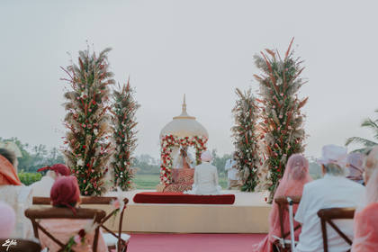 Mandap and Floral detail — Anand Karaj decor — Alila Diwa Goa
